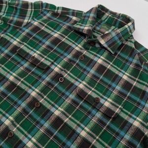 Sid Mashburn CPO Checked Cotton Flannel Shirt Jacket Mens XL Multicolor Gorpcore